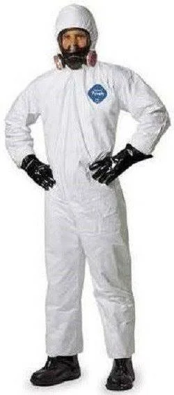 Dupont Tyvek Coveralls with Attached Hood