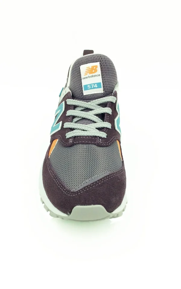 New Balance Men's 574 Sport Shoes Purple with White - Size: 12