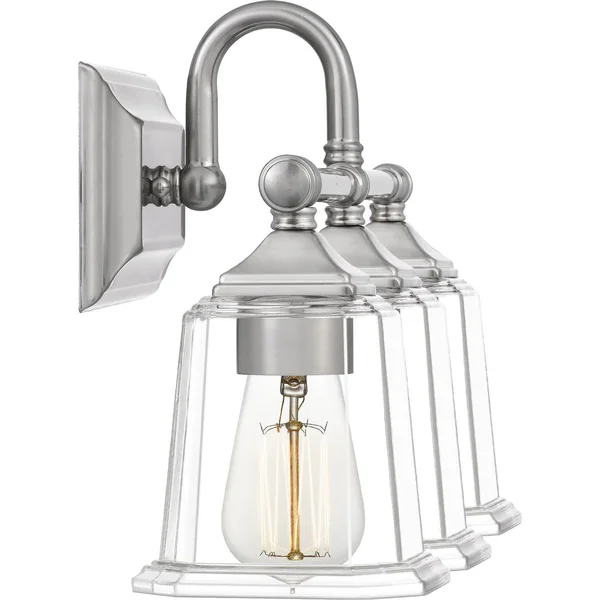 Quoizel Lighting NLC8603BN Nicholas Bath 3 Light Brushed Nickel