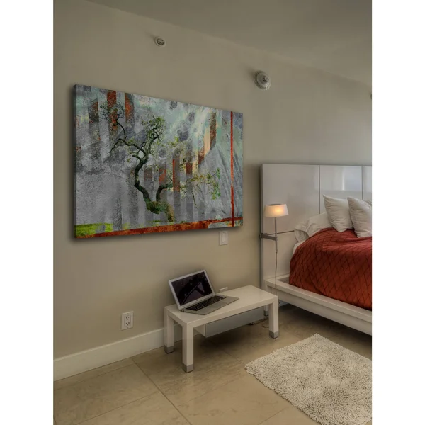 Handmade Parvez Taj - Tranquility Canvas Art - 32 x 24