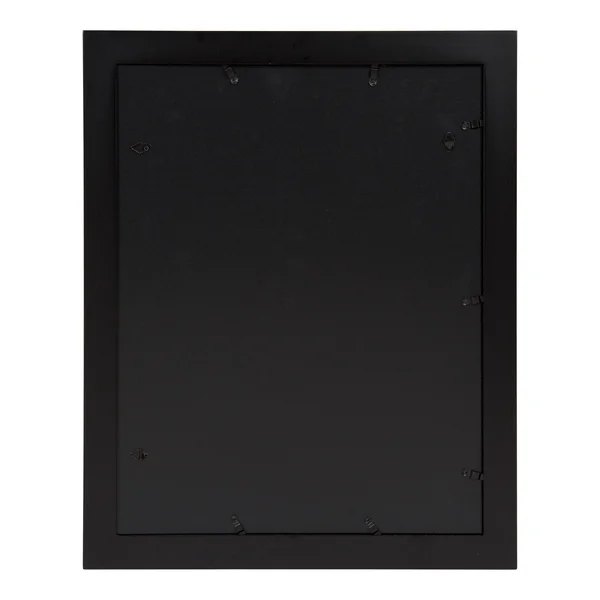 DesignOvation Museum Wooden Traditional Picture Frame Set with Mats for Customizable Wall Display, 14x18 Matted to 11x14, Black