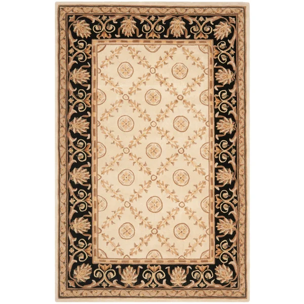 Safavieh Naples Na521B 2&6x22 x 4&6x22 Burgundy, Black Area Rug