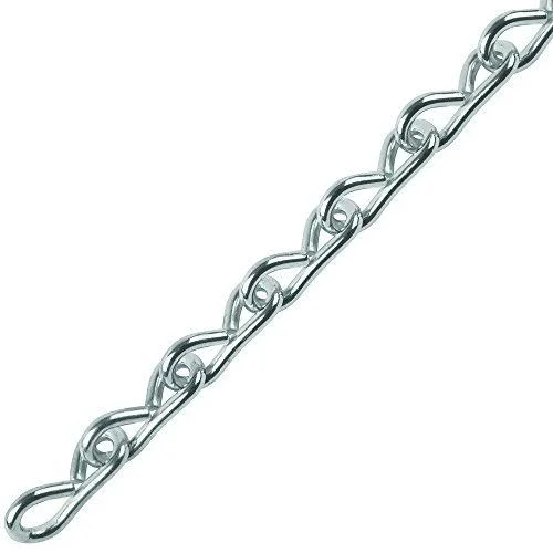 Perfection Chain Products 35512 #12 Single Jack Chain - Stainless Steel Clean, 100 ft Carton
