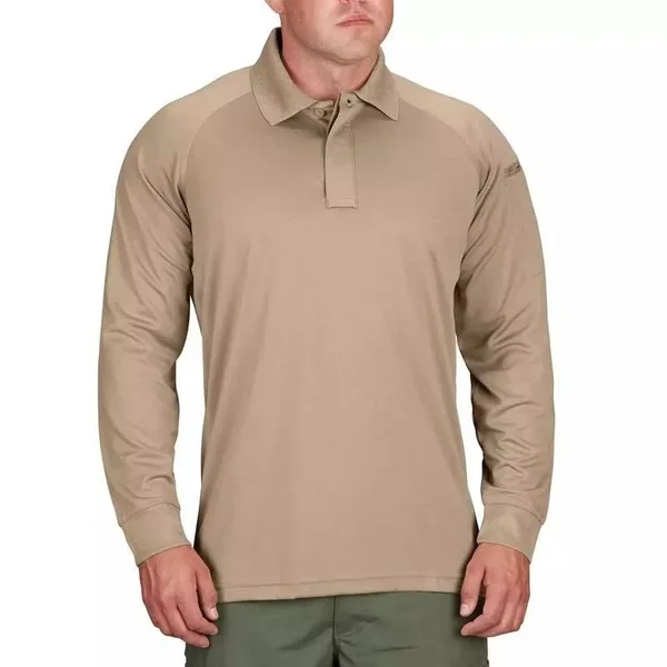Propper Men's Snag Free Polo - Long Sleeve Black Xs