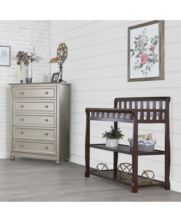 Dream on Me 2-in-1 Ashton Changing Table, Mystic Gray
