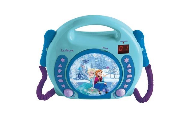 Lexibook RCDK100FZ CD Player with 2 Mics Disney Frozen
