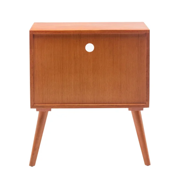 Porthos Home Side Table/Nightstand with Drawer - Red