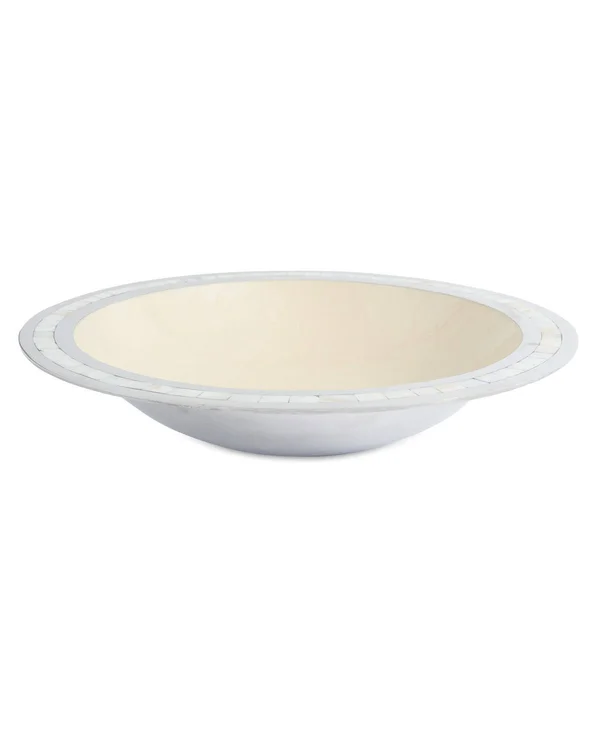 Julia Knight Classic 15x22 Round Bowl - Snow, 38.1cm x 10.8cm