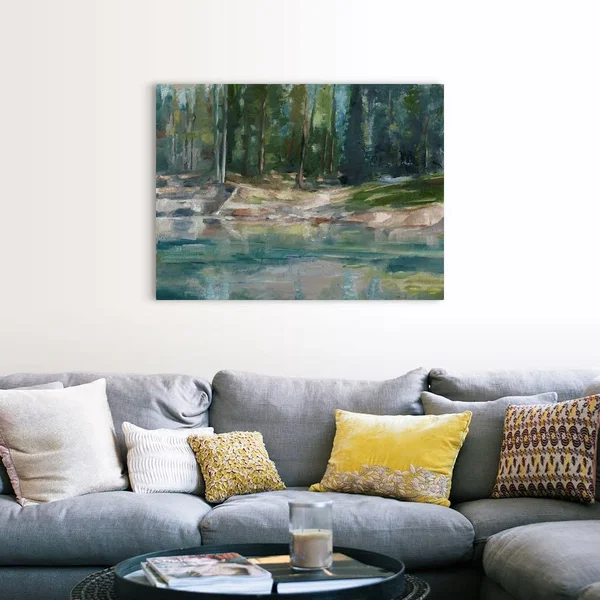 Northwestern Lake II - Canvas Wall Art, 48x36, Great Big Canvas