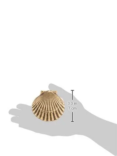 Michael Healy Bay Scallop Doorbell Ringer - Brass MHR06