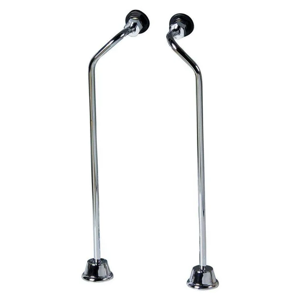 Barclay 5576-CP Offset Bath Supplies 1/2OD Polished Chrome