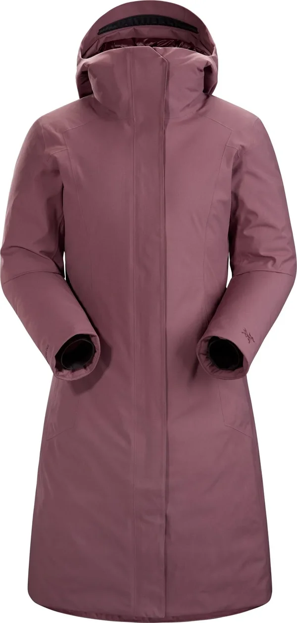 Arcteryx Centrale Parka pink, Women Gore-Tex Casual Coat (Size L - Color Inertia)
