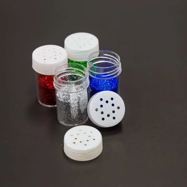 Bazic 8g - 0.28 oz. 4 Primary Color Glitter Shaker