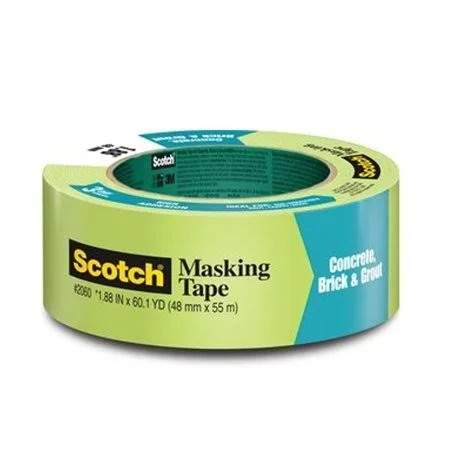 3M 2060-18a-painters Masking Tape for Hard-to-Stick Surface-18mmx55m - (Pack of 48)