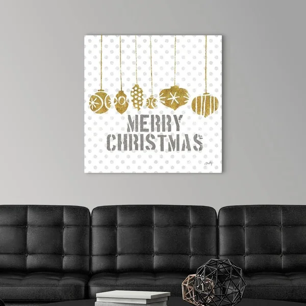 Merry Christmas, Canvas Wall Art, 30x30, Great Big Canvas