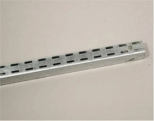 John Sterling Fast-Mount Adjustable Wall Standard, 72-Inch, Galvanized, BK-0100-6