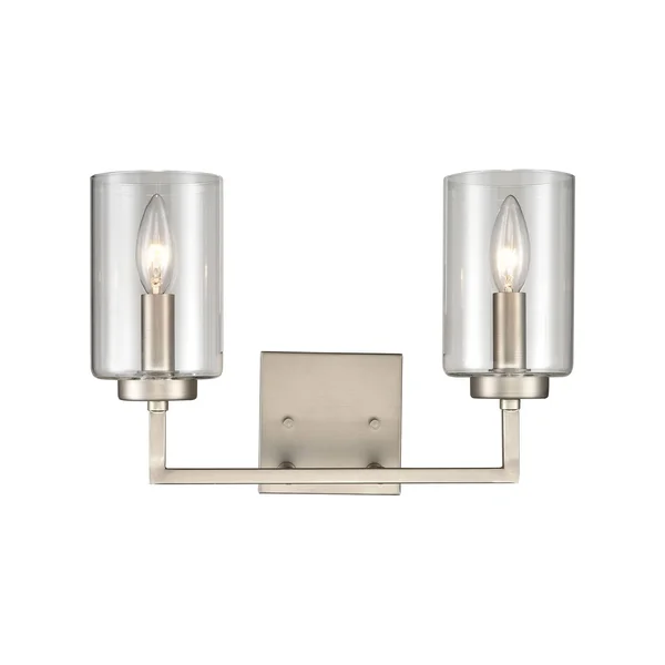 Thomas Lighting CN240122 West End 2-Light Bath Light in Brushed Nickel