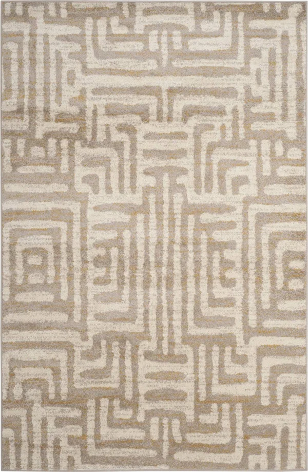 Safavieh Amsterdam AMS106A Ivory, Mauve Rug 6&7x22 x 6&7x22 Square