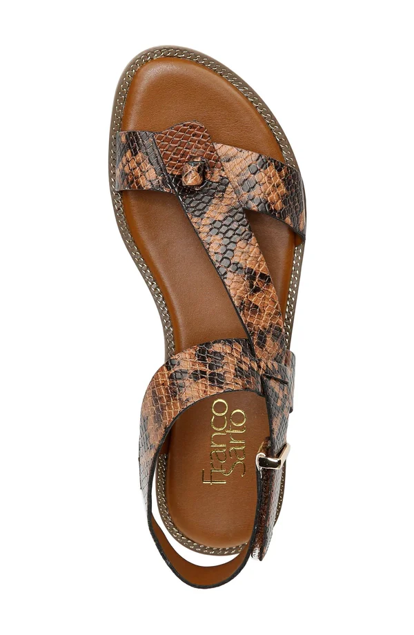 Women's Franco Sarto Glenni Sandal - Size 5.5 M - Brown