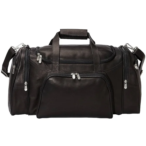 Piel Leather Sports Duffel - Chocolate