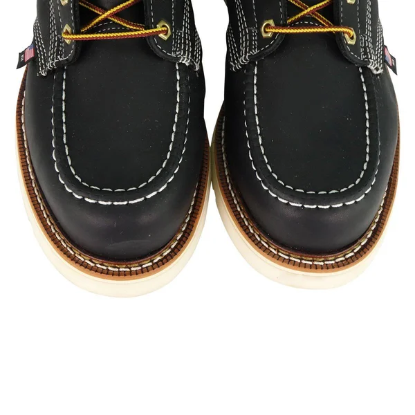 Thorogood 6x22 American Heritage Moc Toe Wedge Steel Toe Boots - Men's Black