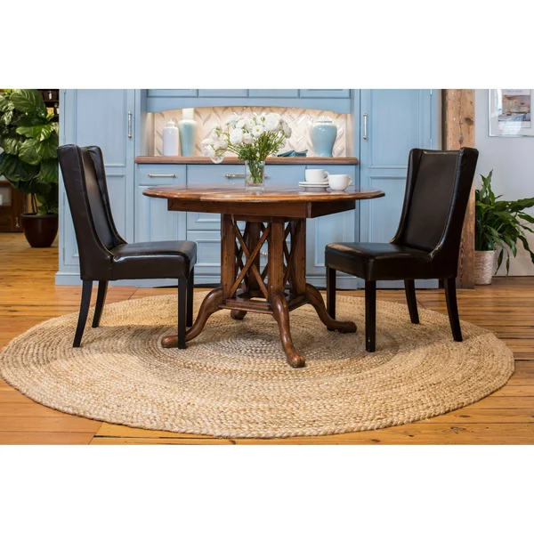 Fab Habitat Yellowstone Braided Jute Blend Rug - 8' Round, Natural