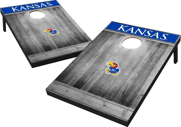 Wild Sports 2x3 Tailgate Toss Wood NCAA Kansas Jayhawks