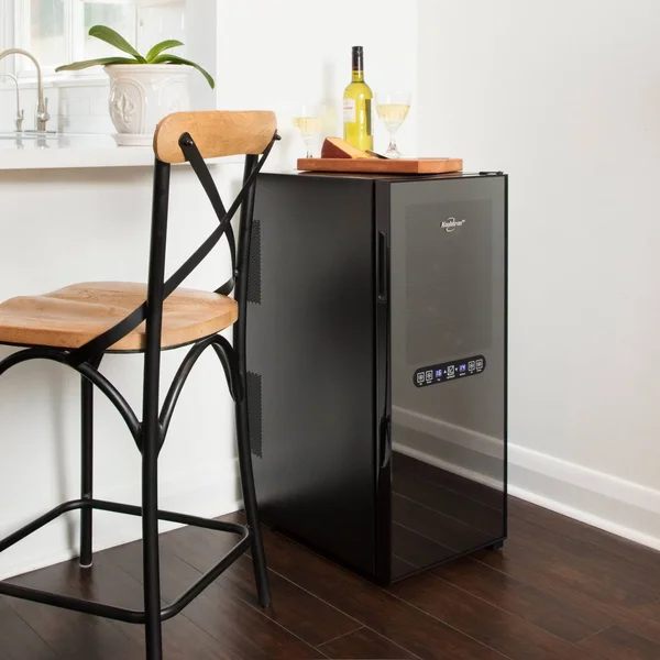 Koolatron 24-Bottle Dual-Zone Wine Cooler - Black