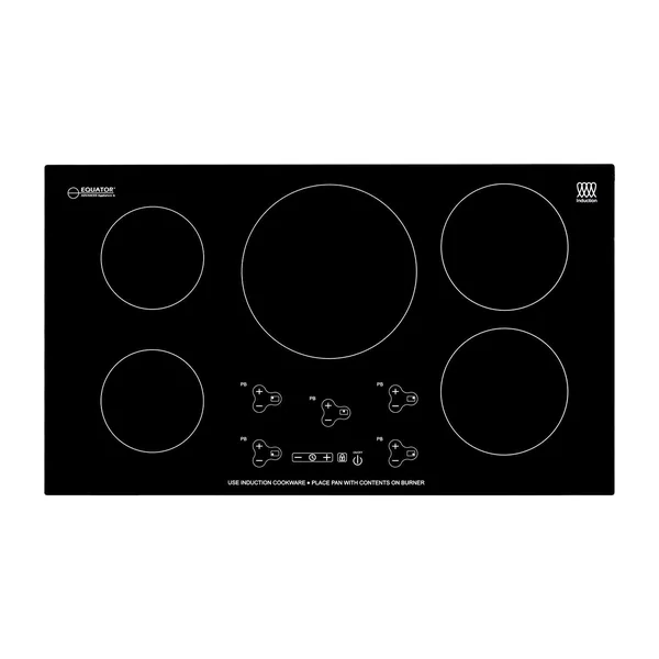 Equator Bic 365 36 in. 5 Burner Built-in Induction Cooktop Black