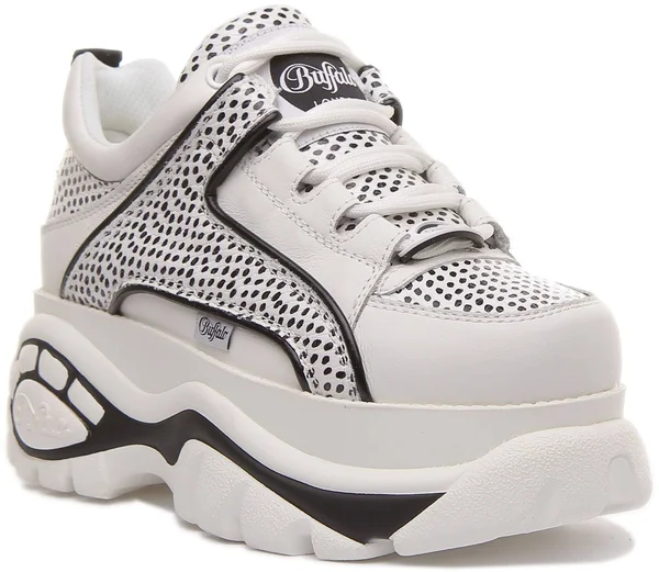 Buffalo 1339-14 2.0 in White Black for Women
