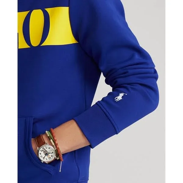Polo Ralph Lauren Men's Double-Knit Graphic Hoodie - Heritage Royal
