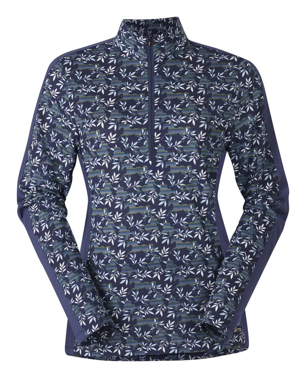 Kerrits Cool Ride Ice Fil Long Sleeve Shirt Print
