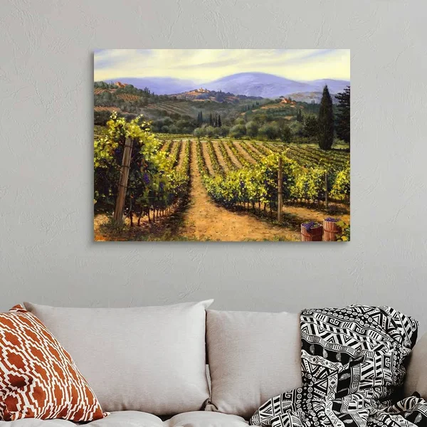 Tuscany Vines - Canvas Wall Art, 40x30, Great Big Canvas