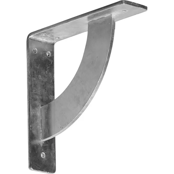 Ekena Millwork BKTM02X08X08BUSS 2 in. W x 8 in. D x 8 in. H Bulwark BRACKET, Stainless Steel