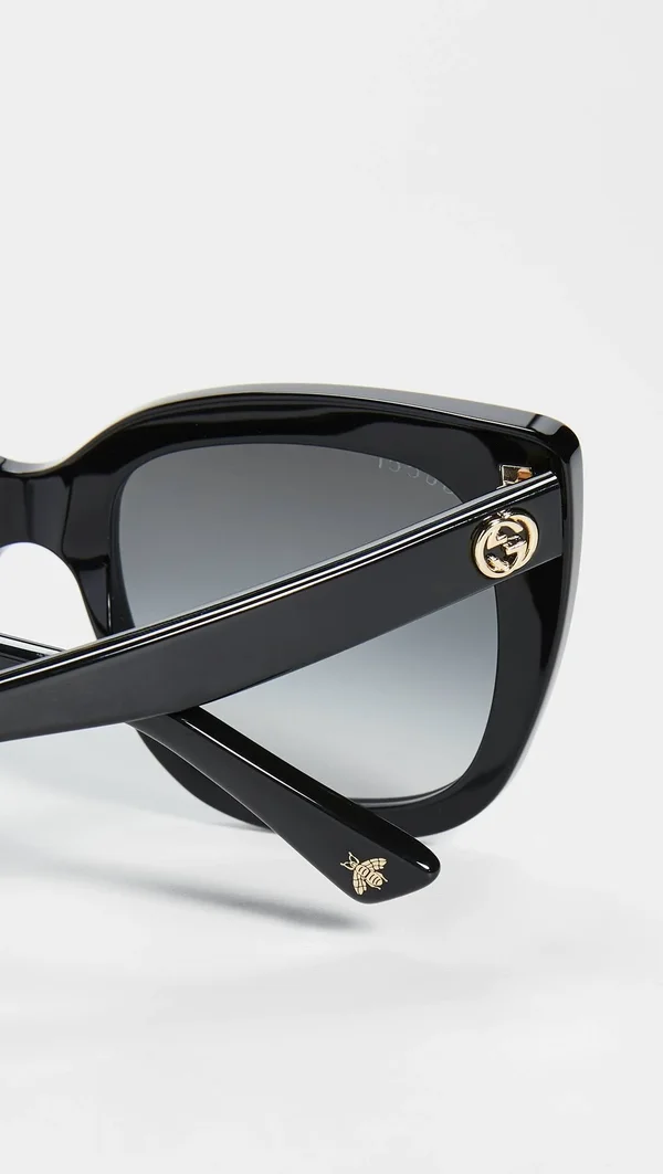 Gucci GG0163S Women Sunglasses - Black Polarized