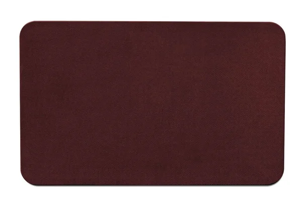 House, Home and More Skid-Resistant Carpet Indoor Area Rug Floor Mat - Burgundy Red - 4 Feet x 6 Feet