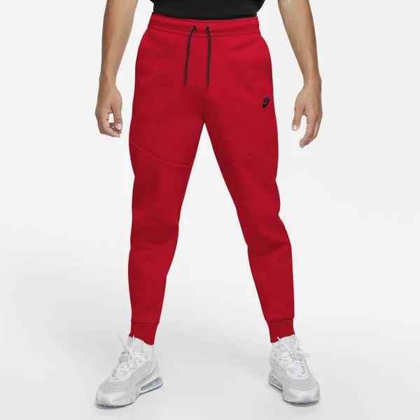 Nike Tech Fleece Taped Jogger Pants Cu4495 - XLT, Red
