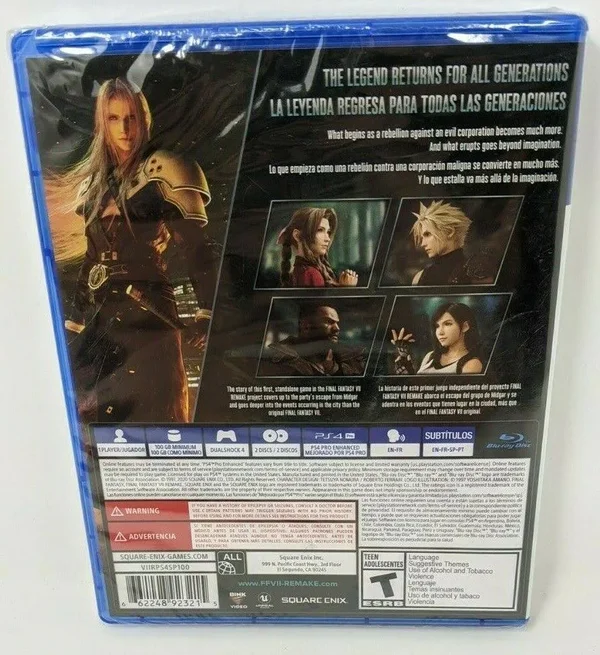 Final Fantasy VII Remake - PlayStation 4