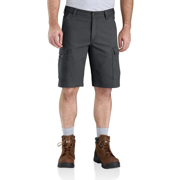 Carhartt Rugged Flex Rigby Cargo Short, Burnt Olive Fatigue Camo, 29