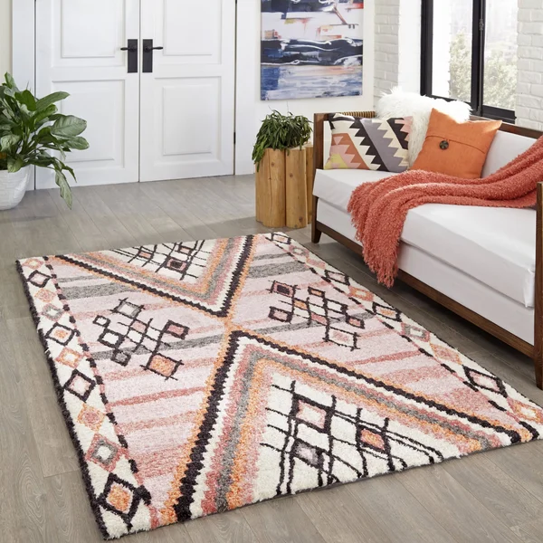 Momeni Margaux MGX-2 Pink Rug - 9 ft x 12 ft