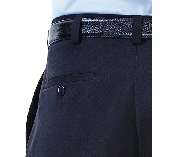 Haggar Mens Pleated Classic Fit Dress Pants