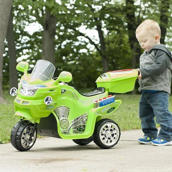 Lil& Rider 3 Wheel Battery Powered FX Sport Bike - Orange