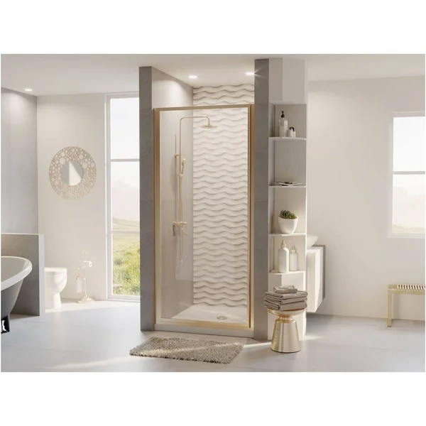 Coastal Shower Doors L25.66-c Legend Series 25x22 x 64x22 Framed Hinge Shower Door W Chrome