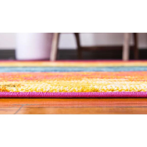 Unique Loom Milan Estrella Area Rug - Multi - 9& x 12&