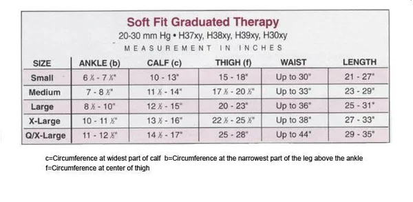 Activa 20-30 mmHg Soft Fit Thigh High with Lace Top Socks - Ivory, Queen