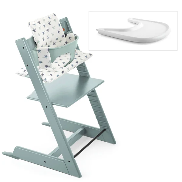 Stokke High Chair Tripp Trapp Complete Set Timeless Grey