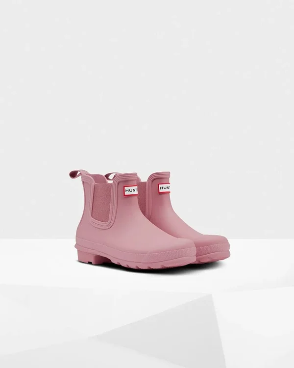 Hunter Original Chelsea Boots - Pink - Ankle Boots