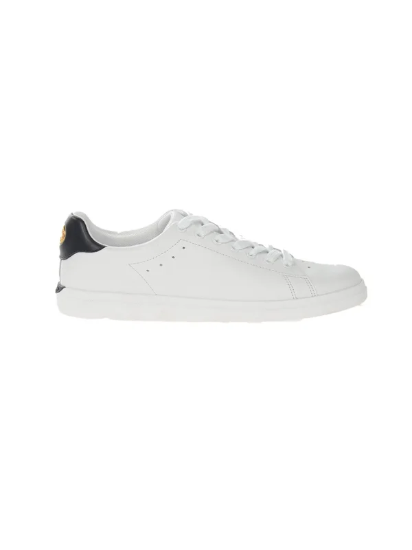 Tory Burch Howell Court Sneakers Titanium White/Tory Navy 6.5