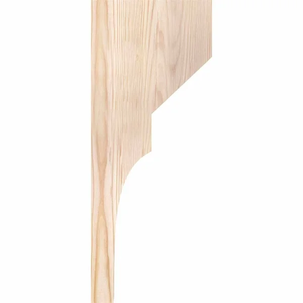 5 1/2x22W x 10x22D x 18x22H Monterey Smooth Corbel, Douglas Fir