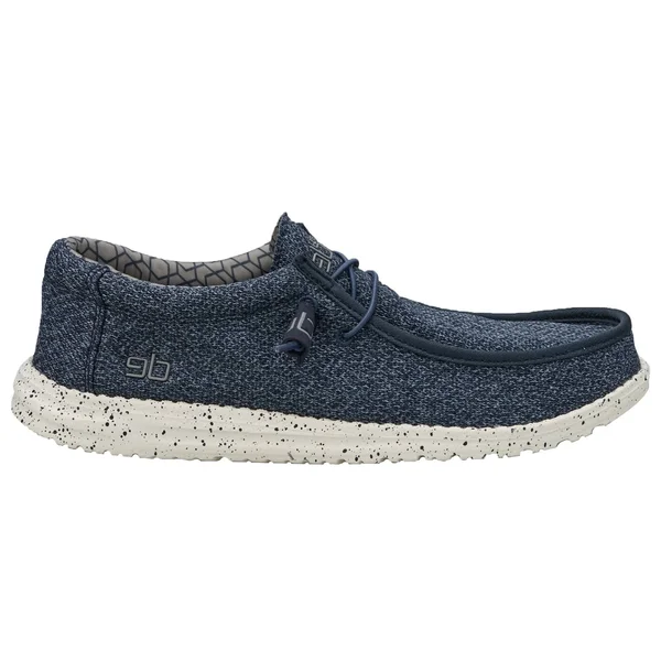 Hey Dude Wally Sox Micro Men's Shoes Steel Blue : 10 M